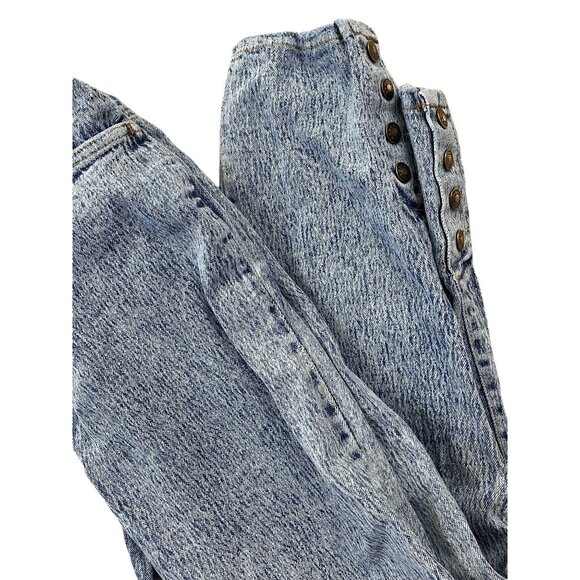 VTG Y2K Lorielle Jeans Womens 9/10 Stonewashed Studded Grunge Skater 90s Tapered - Picture 4 of 13
